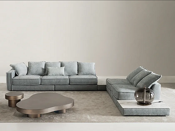 Секционный диван с removable обивкой из ткани CASAMILANO Pillopipe EVO фабрика CASAMILANO из Италии. Фото №2