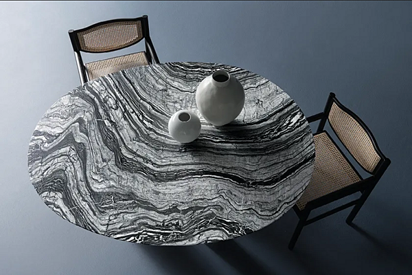 Круглый мраморный стол CASAMILANO ARNE фабрика CASAMILANO из Италии. Фото №5