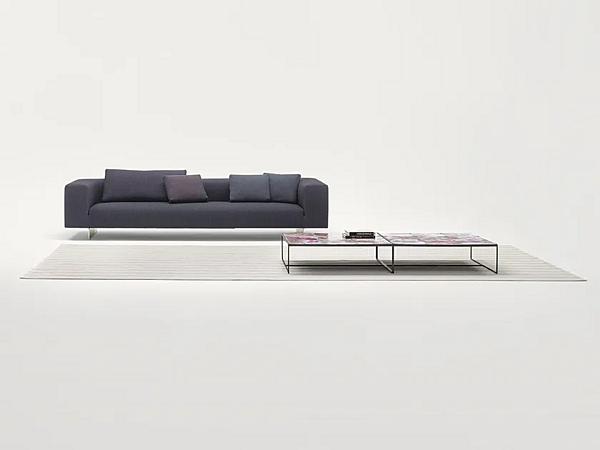 Диван с мягкой спинкой на три места из ткани со съемным чехлом PAOLA LENTI Atollo Next B123A фабрика PAOLA LENTI из Италии. Фото №2