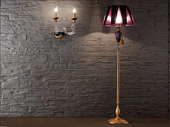 Напольная лампа из металла Barocco PT1 Euroluce Lampadari Напольная лампа из металла Barocco PT1 Euroluce Lampadari фабрика EUROLUCE LAMPADARi из Италии