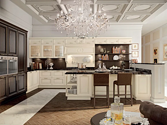 Кухня из МДФ с глянцевой отделкой LUBE CUCINE Pantheon