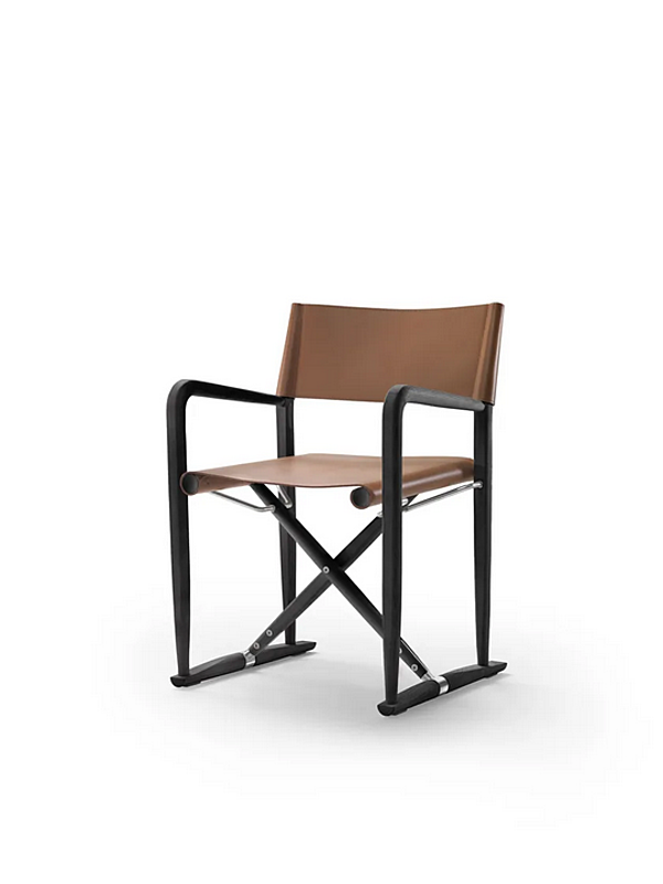 Складное кресло из натуральной кожи Luchino FLEXFORM 02C411 фабрика FLEXFORM из Италии. Фото №1