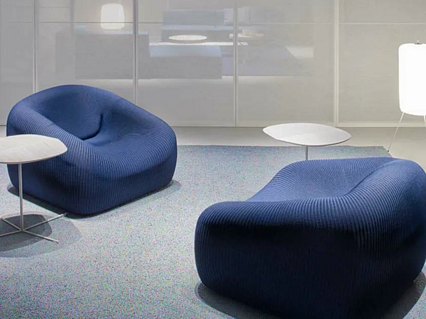 Кресло с обивкой и съемным чехлом PAOLA LENTI Smile B75A фабрика PAOLA LENTI из Италии. Фото №4