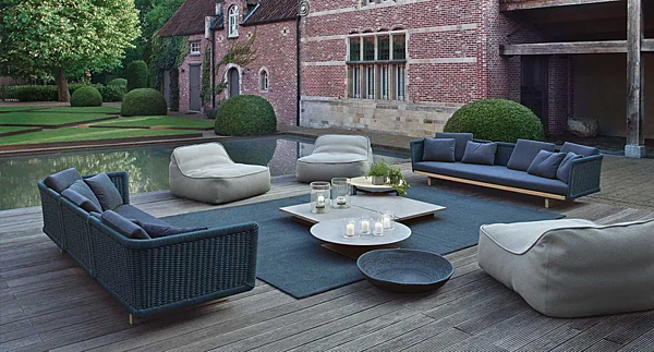 Диван на три места с мягкой спинкой из ткани PAOLA LENTI Sabi B39B фабрика PAOLA LENTI из Италии. Фото №7