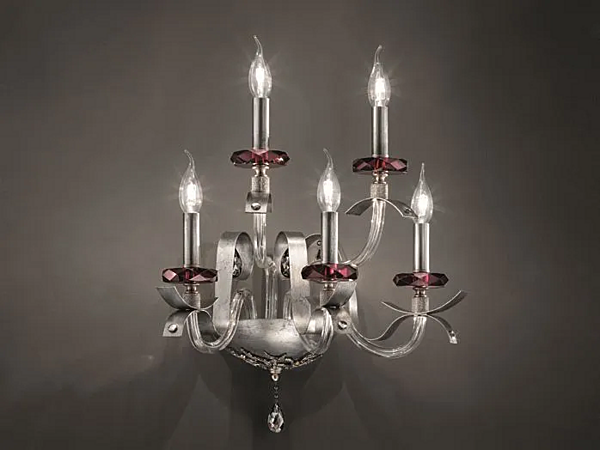 Настенный светильник с кристаллами Сваровски Euroluce Lampadari  Nuage A5 фабрика EUROLUCE LAMPADARi из Италии. Фото №1