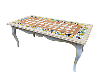 Керамический садовый стол Araldica L_Antica Deruta AD/01/WOOD