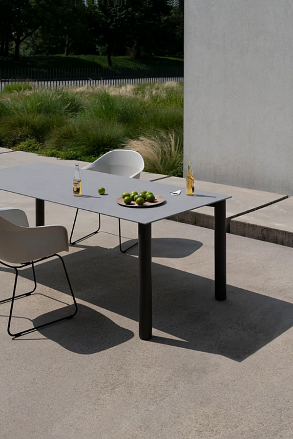 Квадратный мраморный стол Kristalia BODONI MARBLE 01BOD70F фабрика Kristalia из Италии. Фото №3