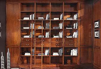 Книжный шкаф BOTTEGA D'ARTE P1010C Книжный шкаф BOTTEGA D'ARTE P1010C фабрика BOTTEGA D'ARTE из Италии