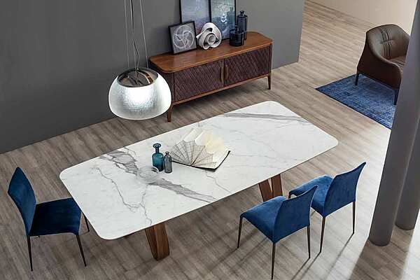 Стол TONIN CASA Modern Collection BUTTERFLY 8070 фабрика TONIN CASA из Италии. Фото №7