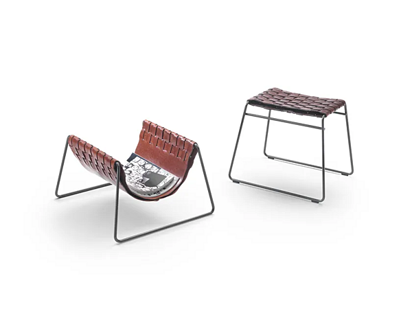 Подставка для журналов из натуральной кожи FLEXFORM MATE фабрика FLEXFORM из Италии. Фото №2