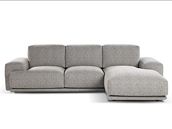 Диван с мягкой спинкой на четыре места и chaise longue из ткани Calia Italia  Foster CAL 1155_2