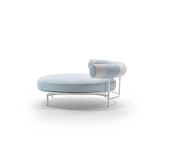 Диван с обитой спинкой из ткани для сада FLEXFORM ROUND SUPERMAX OUTDOOR фабрика FLEXFORM из Италии. Фото №3