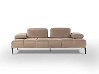 Диван из кожи с подголовником Calia Italia Skyline F5693