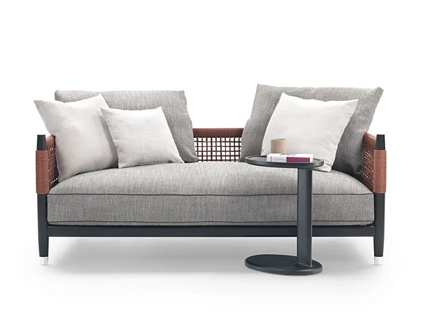 Диван на два места из кожи с съемным чехлом FLEXFORM PARKER 29503/29506 29513/29516 фабрика FLEXFORM из Италии. Фото №3