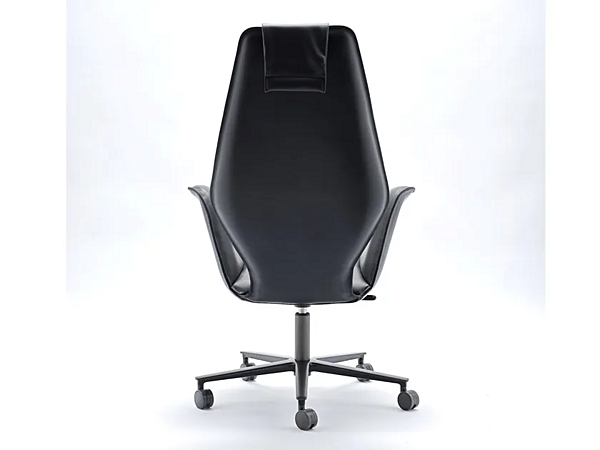 Кресло с обитой спинкой из кожи FASEM Fosca BIG TALL ABW фабрика FASEM из Италии. Фото №5