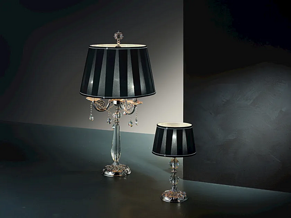 Настольная лампа с кристаллами Сваровски из коллекции Венере Euroluce Lampadari LG3 LP1 фабрика EUROLUCE LAMPADARi из Италии. Фото №1