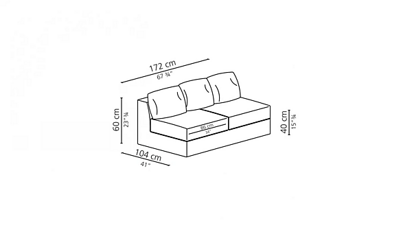 Секционный диван с removable обивкой из ткани CASAMILANO Pillopipe EVO фабрика CASAMILANO из Италии. Фото №21